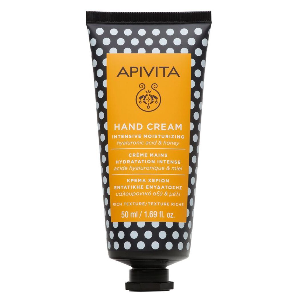 Crema de Manos Hidratante Intensiva Textura Rica con Ácido Hialurónico & Miel 50ml Apivita, , large image number 0
