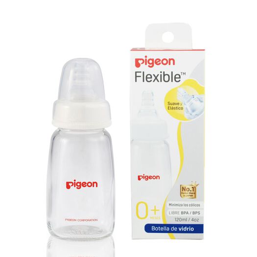 Biberon Boca Standard Vidrio Pigeon 120Ml, , large image number 0