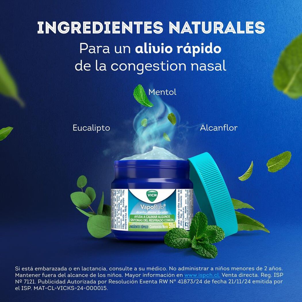 Vick VapoRub Ungüento 50 g, , large image number 2