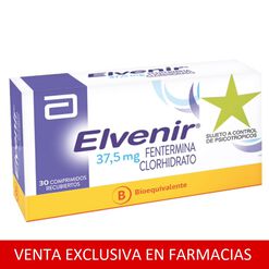 Elvenir 37,5mg. Caja 30 Comp. Rec.