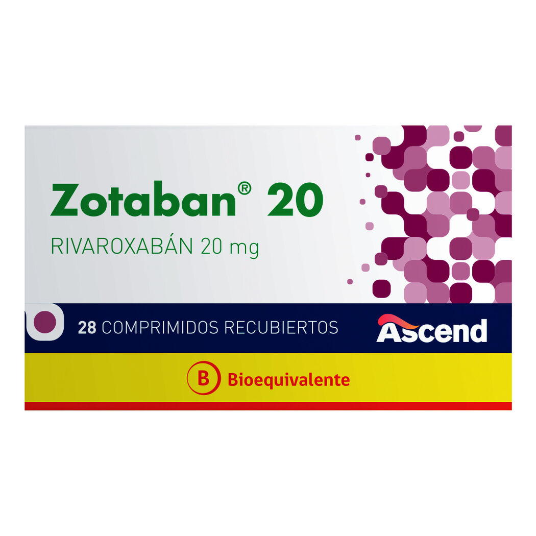 Zotaban 20 mg 28 comprimidos recubiertos, , large image number 0
