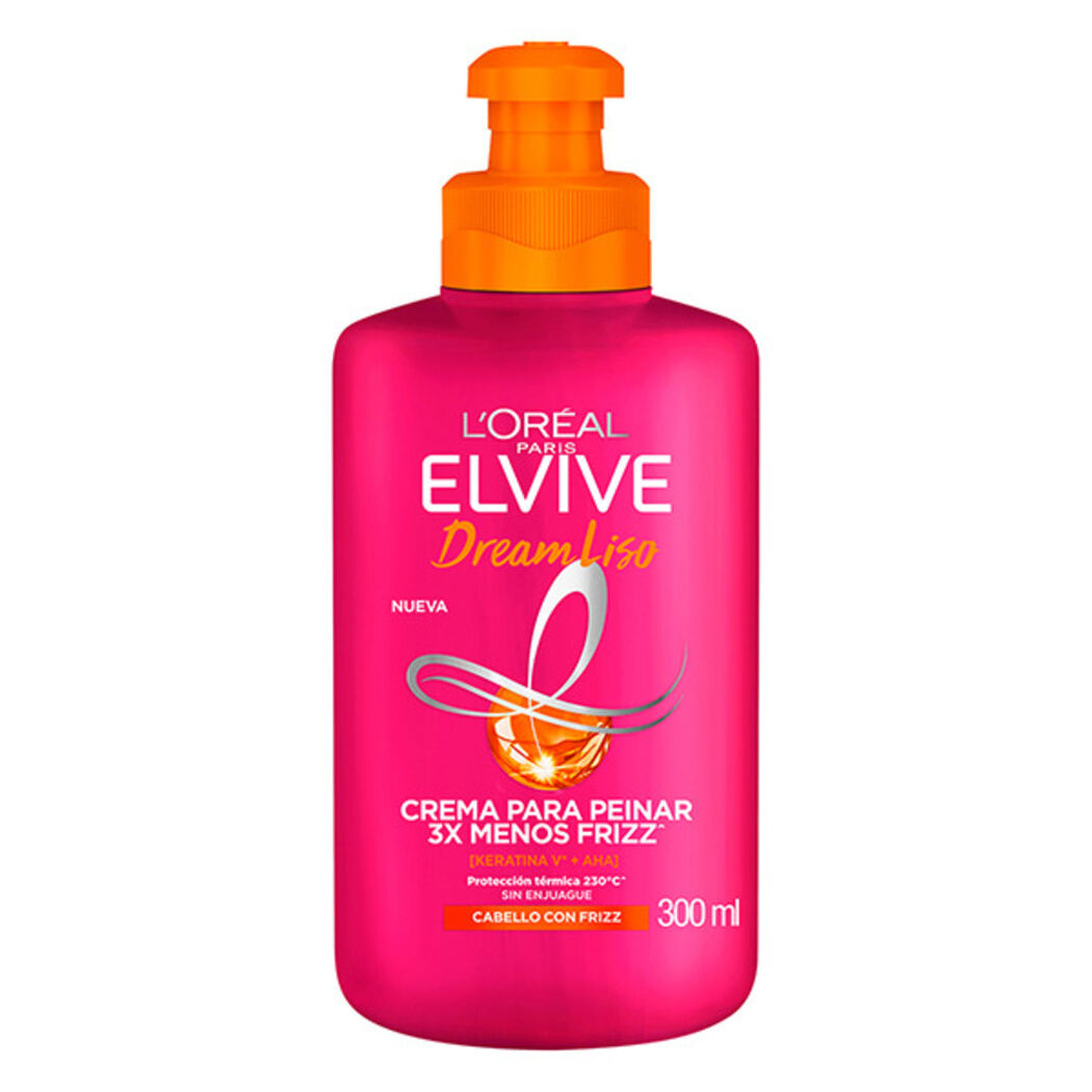 Crema de Peinar Elvive Dream Liso 300 mL, , large image number 0