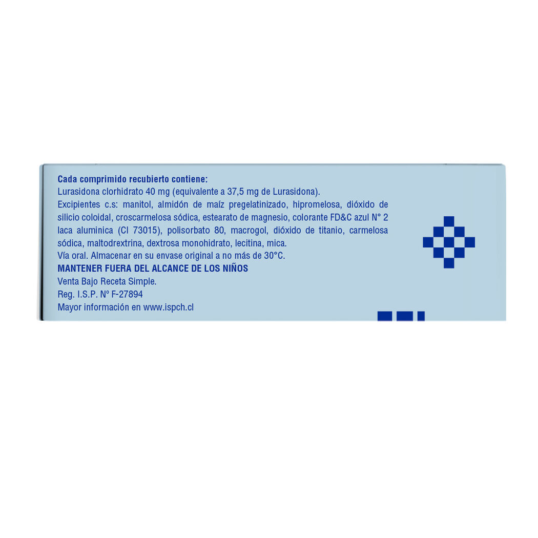 Luradon 40 mg 30 Comprimidos Recubiertos, , large image number 2