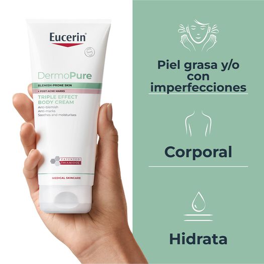 Crema Corporal Dermopure Eucerin Triple Effect 200Ml, , large image number 1