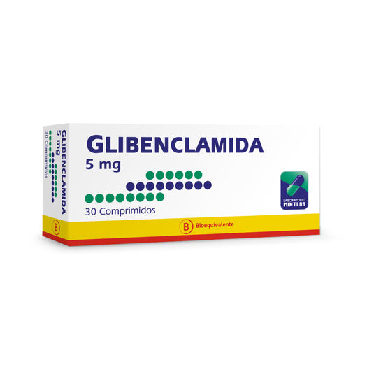 Glibenclamida 5 mg x 60 Comprimidos MINTLAB CO SA, , large image number 0