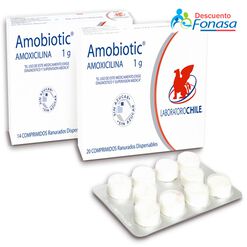 Amobiotic 1 g x 14 Comprimidos Dispersables