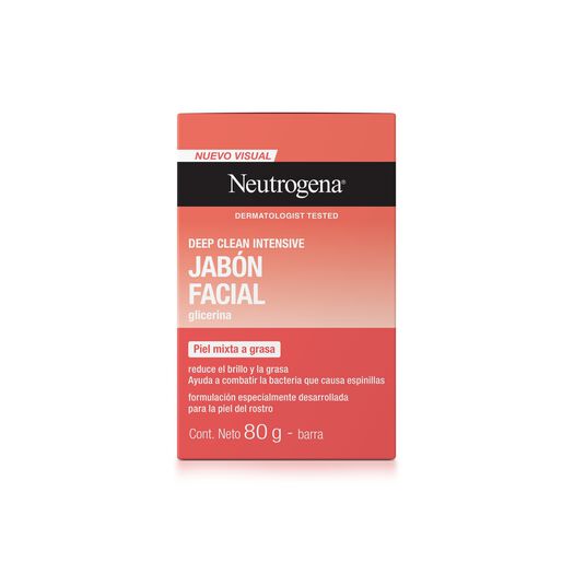 Jabón Facial en Barra Neutrogena Deep Clean 80gr, , large image number 1