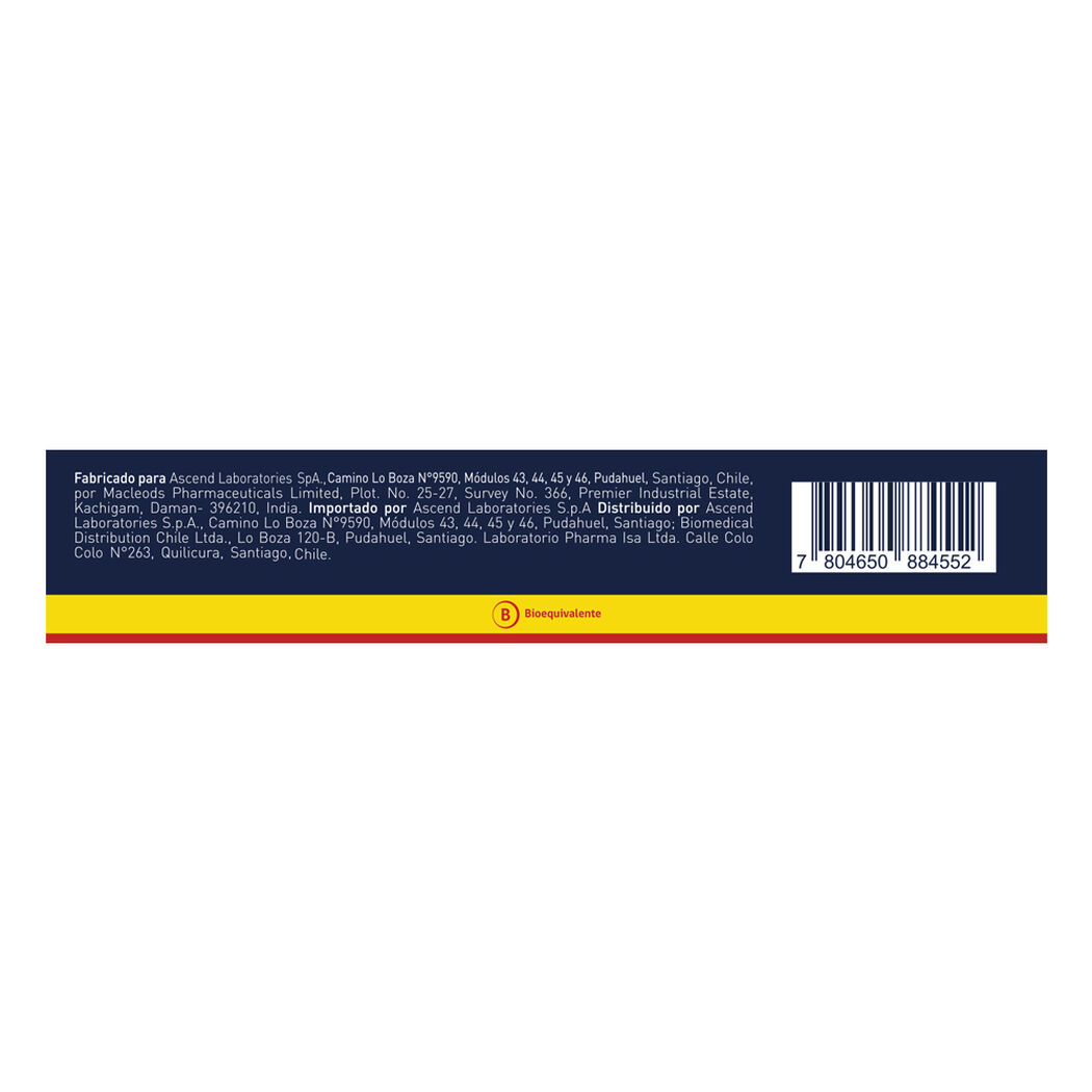 Valkem D 160/25 mg 30 Comprimidos Recubiertos, , large image number 2