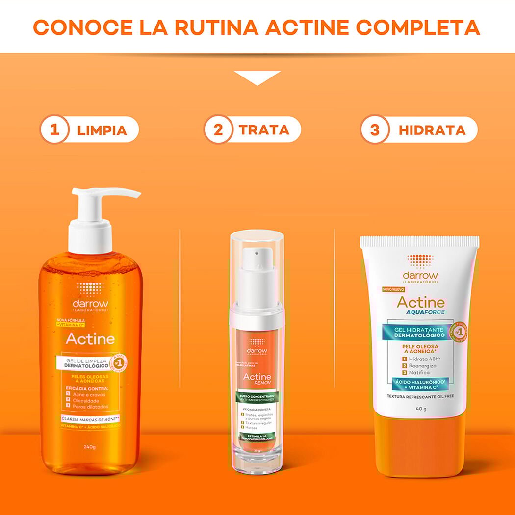 Darrow Actine Gel Limpiador Dermatológico 240G, , large image number 4