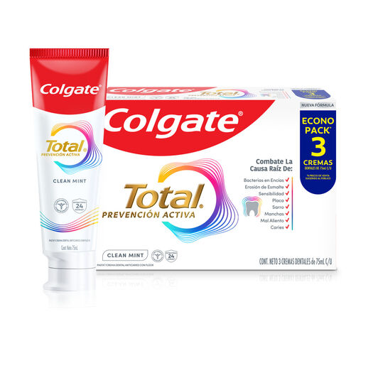 Pasta Dental Colgate Total Clean Mint 75 mL 3 un, , large image number 2