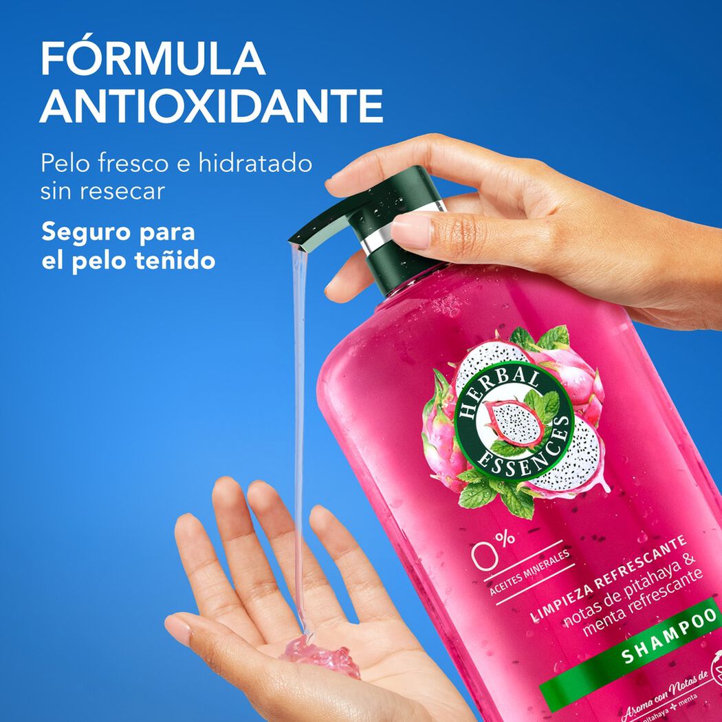 Herbal Essences con notas de Pitahaya Shampoo 865 ml, , large image number 4