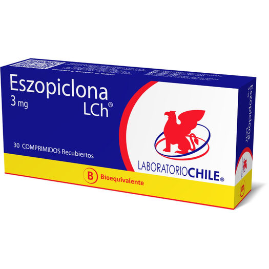 Eszopiclona Be 3 Mg 30 Comprimidos Recubiertos, , large image number 0