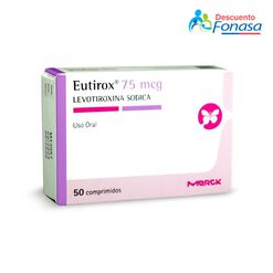 Eutirox 75 mcg x 50 Comprimidos