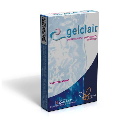 Gelclair Gel Oral 15 ml Caja con 3 Sobres, , large image number 0