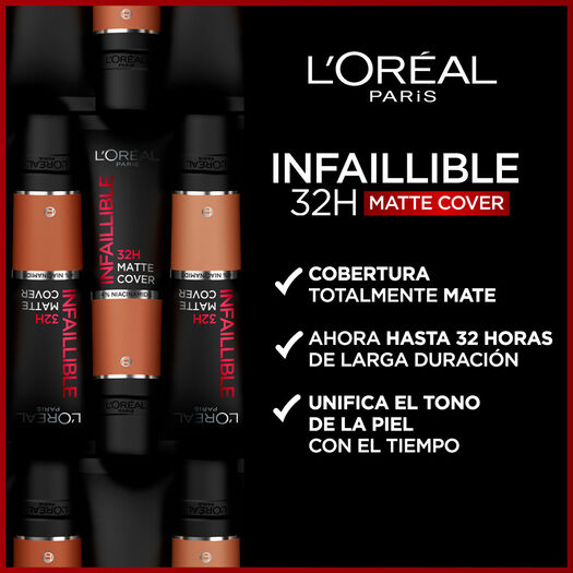 Corrector Infallible Loreal Matte Cover Vainilla 30Ml, , large image number 4