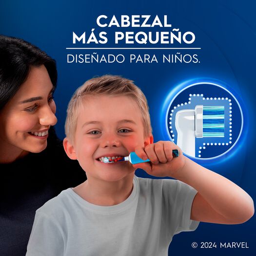 Cepillo De Dientes Eléctrico Oral-B Recargable Infantil Marvel Spider-Man 1 Unidad, , large image number 4