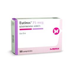 Eutirox 75 mcg x 50 Comprimidos