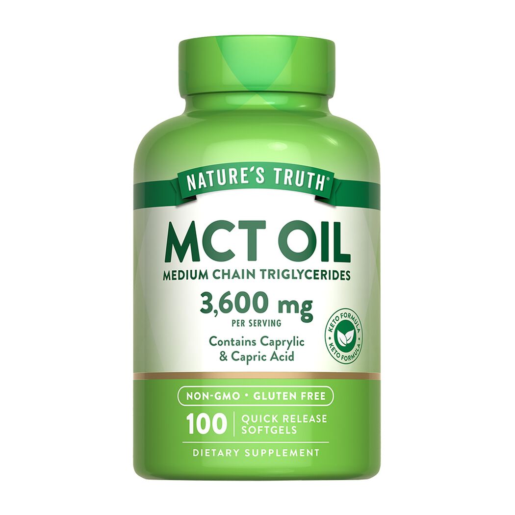 Nature&rsquo;s Truth MCT Oil 3600 mg 100 C&aacute;psulas, , large image number 1