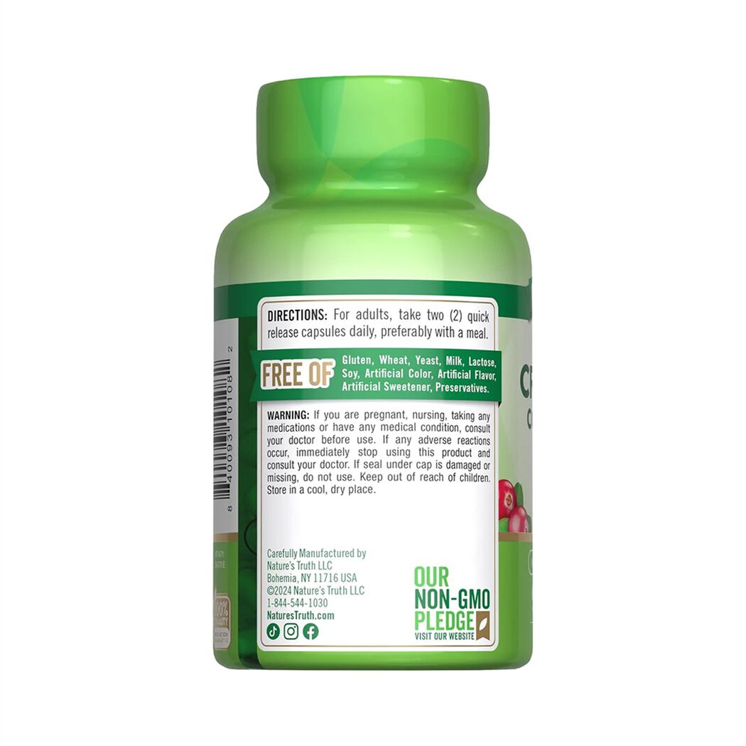 Concentrado Nature's Truth Cranberry 30000 Mg + Vitamina C, , large image number 1