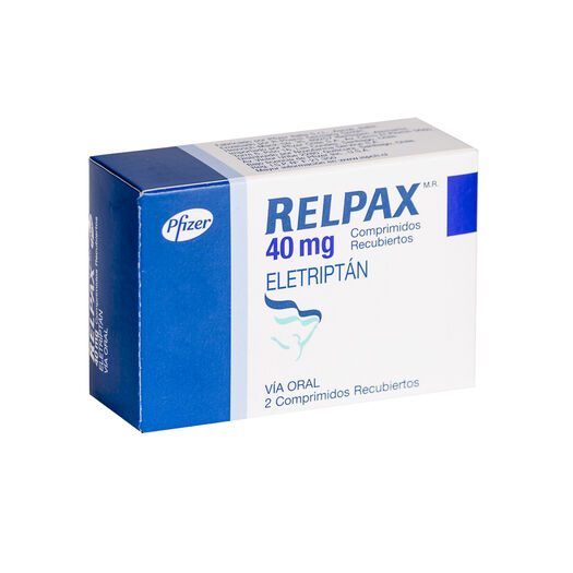 Relpax 40 mg x 2 Comprimidos Recubiertos, , large image number 0