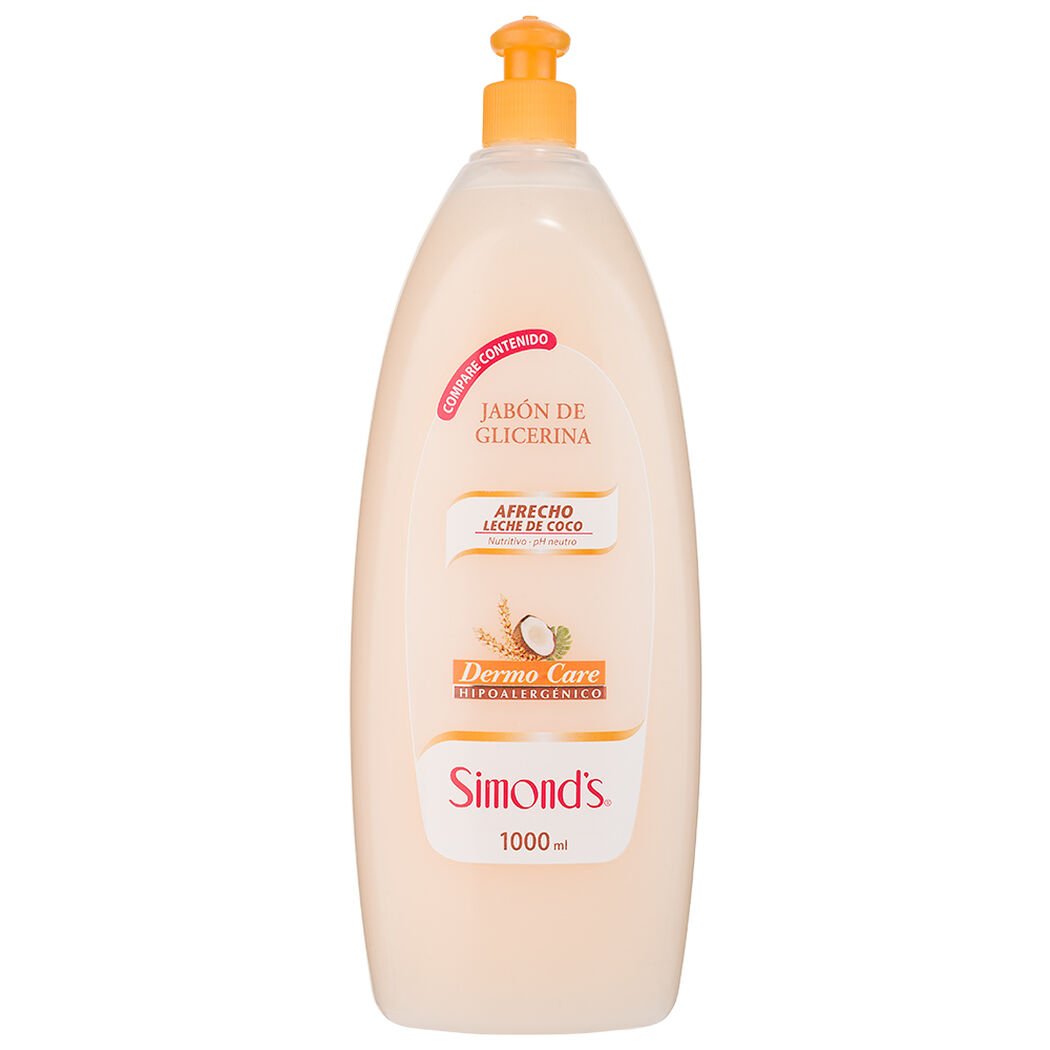 Jabón Simonds Afrecho Leche de Coco 1 L, , large image number 0