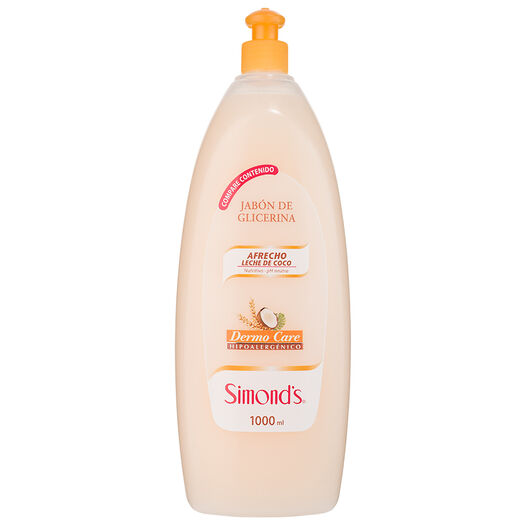 Jabón Simonds Afrecho Leche De Coco 1Lt, , large image number 0
