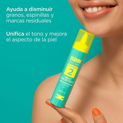 ISDIN Sérum con retinaldehído anti-imperfecciones Night Concentrate 27 ml  Acniben, , large image number 2