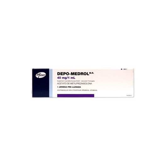 Depo-Medrol 40 mg/1 ml x 1 Jeringa Prellenada, , large image number 0