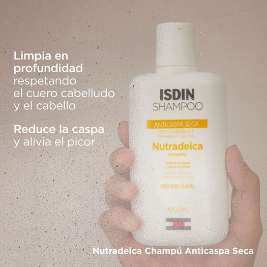 Shampoo Isdin Nutradeica Anticaspa Seca 200 mL, , large image number 1