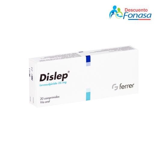 Dislep 25 mg x 20 Comprimidos, , large image number 0