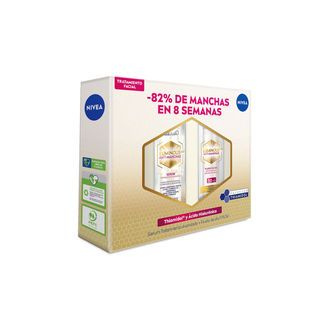 Pack Nivea Luminous 630 Fluido 40 ml + Serum 30 ml D&iacute;a de la madre 2026, , large image number 1