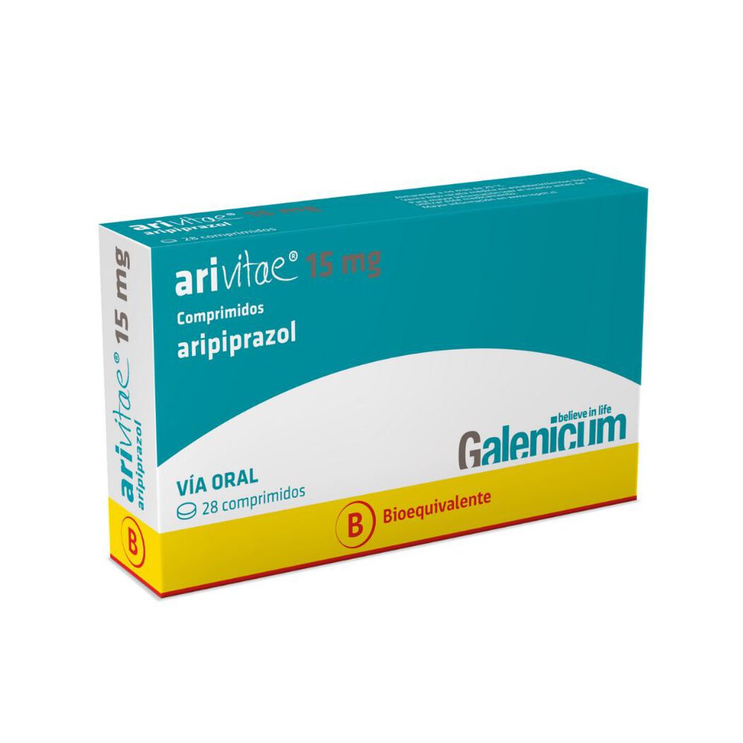 Arivitae 15 mg Caja 28 Comp., , large image number 0