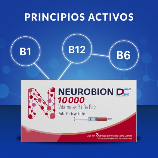 Neurobion DC Vitaminas del Complejo B con 3 jeringas, , large image number 2