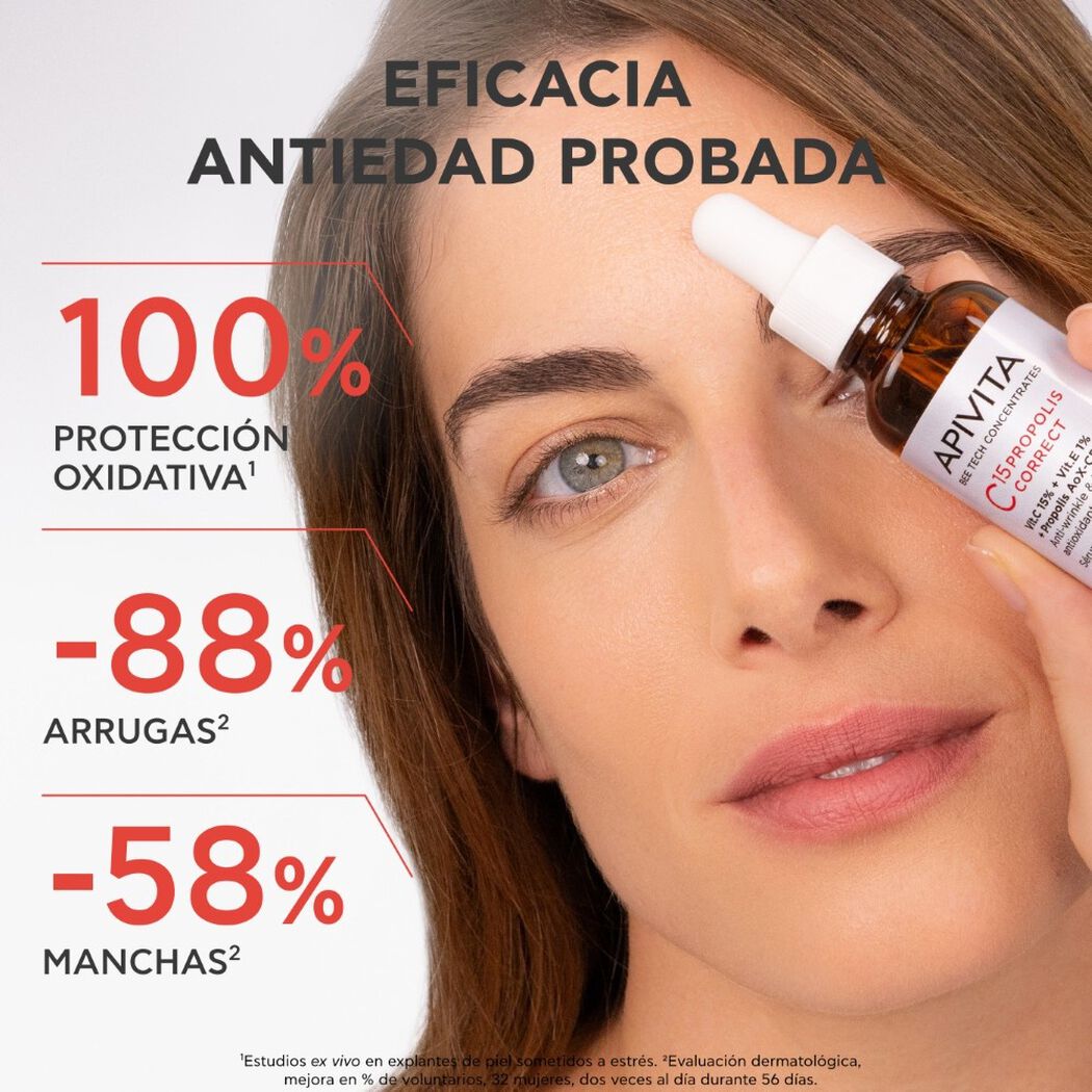 Serum Vitamina C15 Corrector Bee Tech Concentrates 30 ml Apivita, , large image number 2