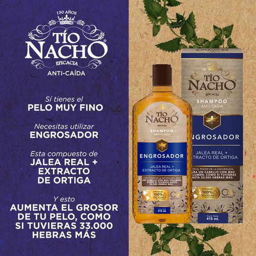 Shampoo Tio Nacho Engrosador 415 mL, , large image number 2