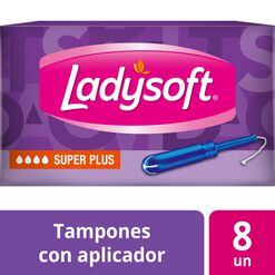 Ladysoft Tampon Super Plus x 8 Unidades