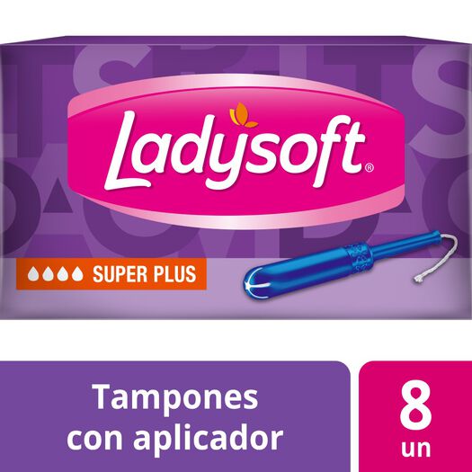 Ladysoft Tampon Super Plus x 8 Unidades, , large image number 0