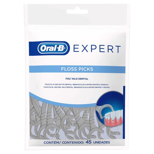Oral B Hilo Dental Expert Floss Picks x 45 Unidadess, , large image number 2
