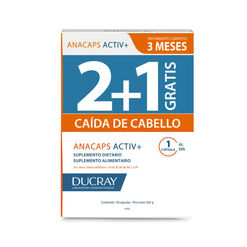 Ducray Anacaps Activ+ Tratamiento Anti-Caída 30 Cápsulas 3X2