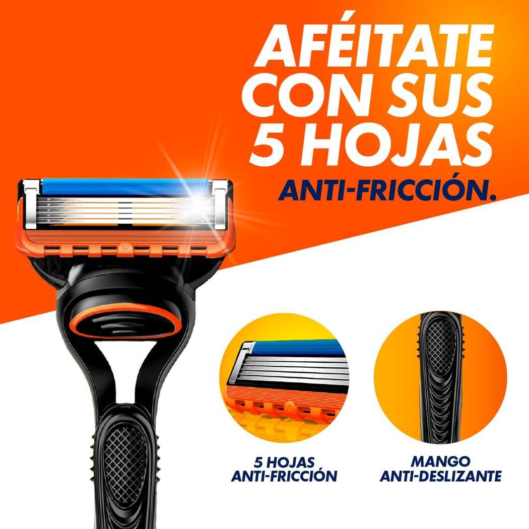 M&aacute;quina de Afeitar Gillette Fusion 5 1un, , large image number 2