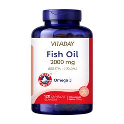 Vitaday Fish Oil 2000 mg Omega 3 800/400 120 C&aacute;psulas