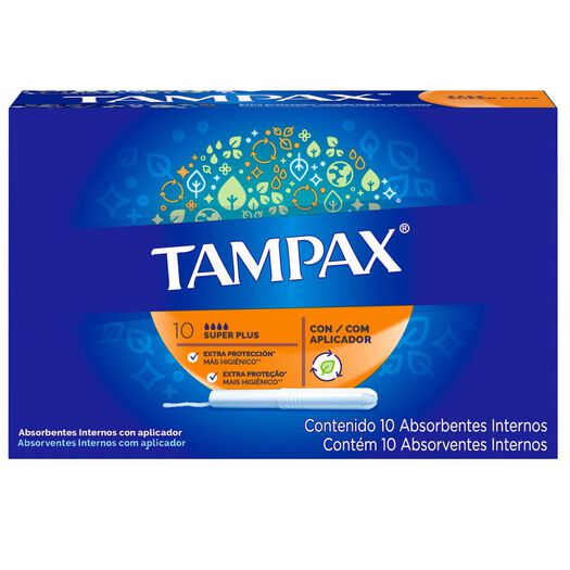 Tampax Tampon Súper Plus x 10 Unidades, , large image number 3