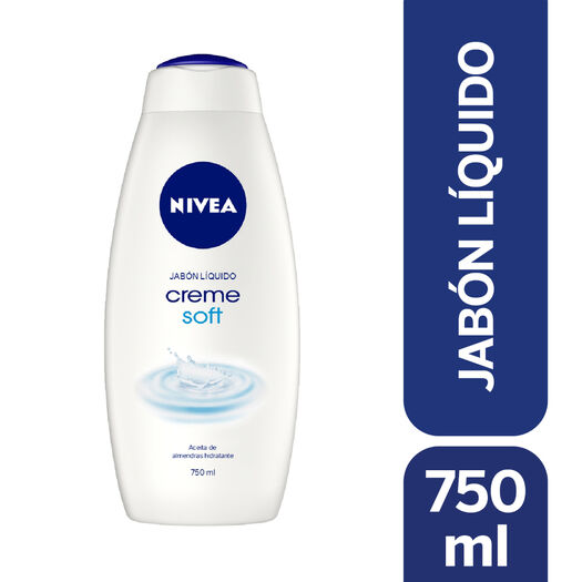 JABON LIQUIDO NIVEA CREMOSO SOFT 750ml, , large image number 0