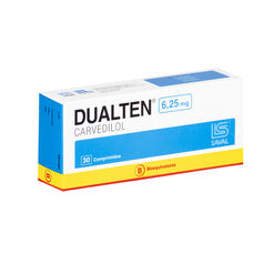 Dualten 6.25 mg x 30 Comprimidos
