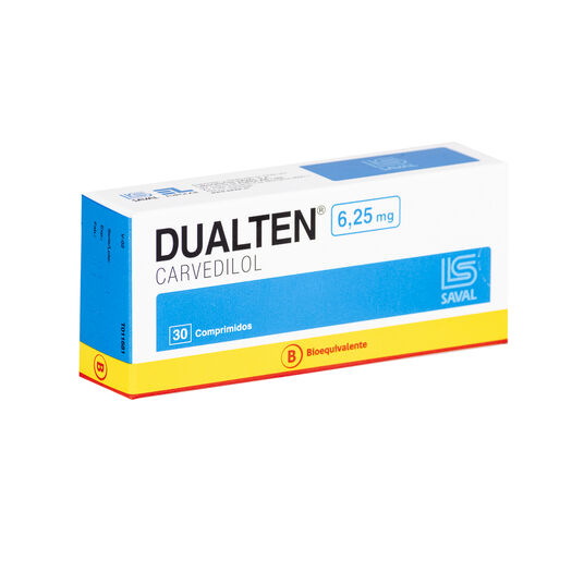 Dualten 6.25 mg x 30 Comprimidos, , large image number 0