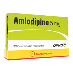 Amlodipino 5 mg x 30 Comprimidos OPKO CHILE S.A.
