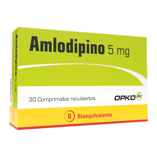 Amlodipino 5 mg x 30 Comprimidos OPKO CHILE S.A., , large image number 0