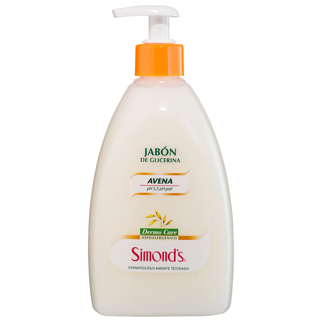 Jabón Líquido Simonds Dermocare Avena 500 Ml, , large image number 0