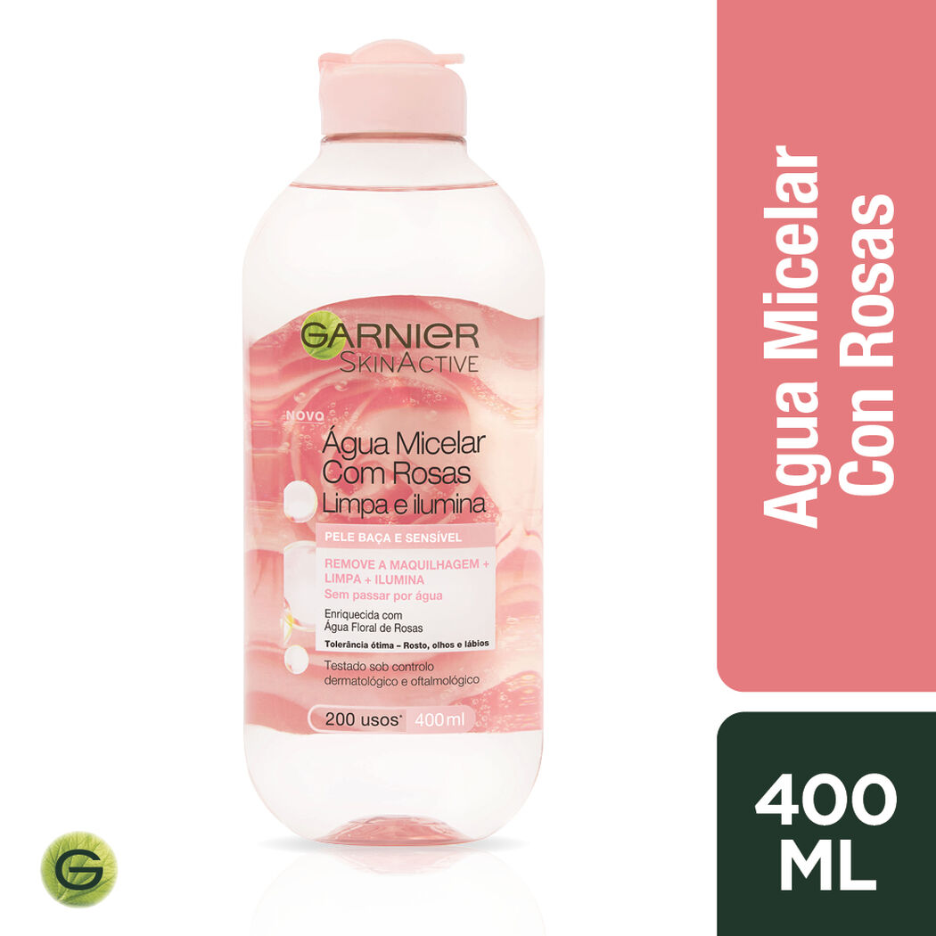 Agua Micelar Garnier Rosas 400ml, , large image number 0