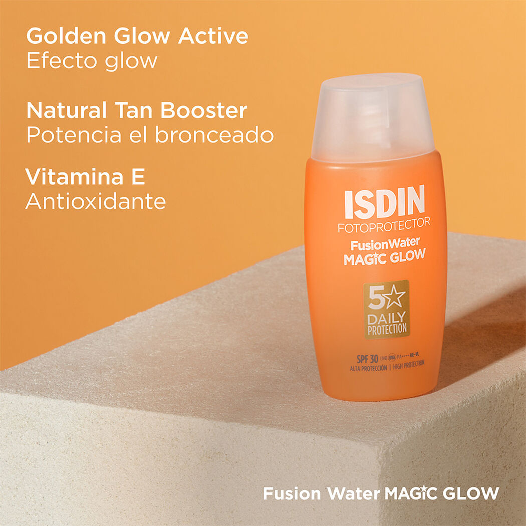 Protector Solar Isdin Fusion Water Magic Glow FPS 30 50 mL, , large image number 3